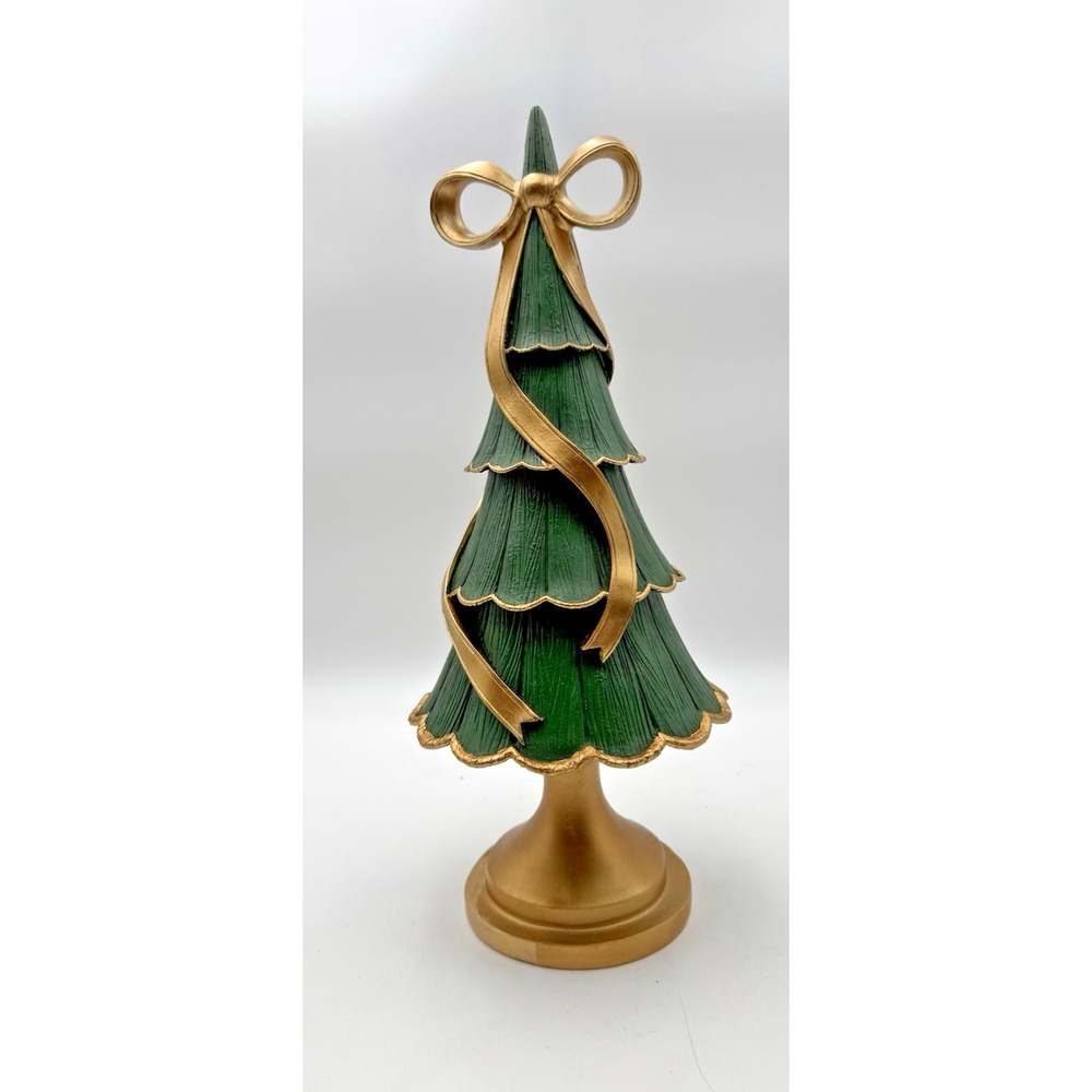 Robert Stanley Christmas Classics Large 16" Christmas Tree Gold Bow NEW - Large